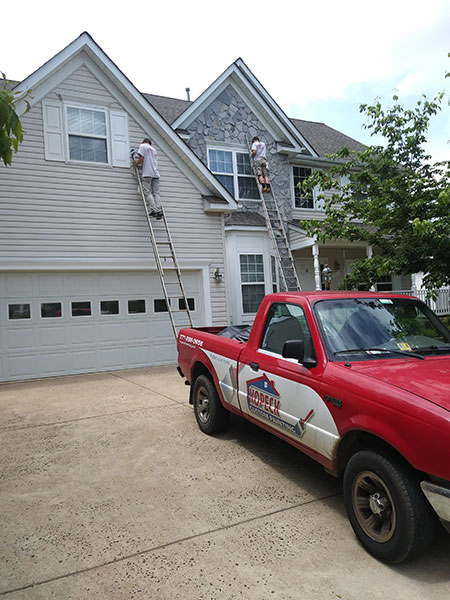 Kopeck's exterior house painting services can give Northern VA homes a sparkle just in time for spring. 